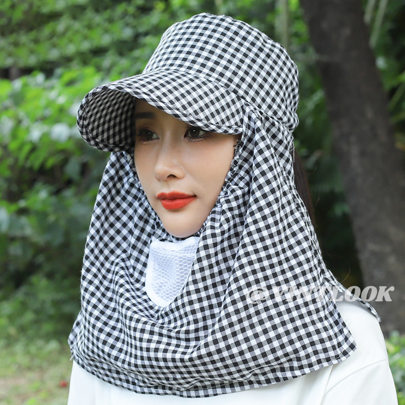 VINTLOOK Women's sun hat, outdoor UV protection large brim hat, high quality sun protection face-covering sun hat ราคา 73 บาท*ส่งฟรี