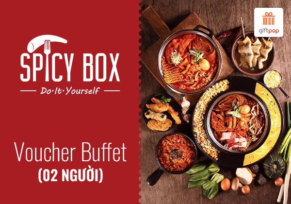 [HCM] Spicy Box - Evoucher Voucher Buffet Dành Cho 2 Nguời