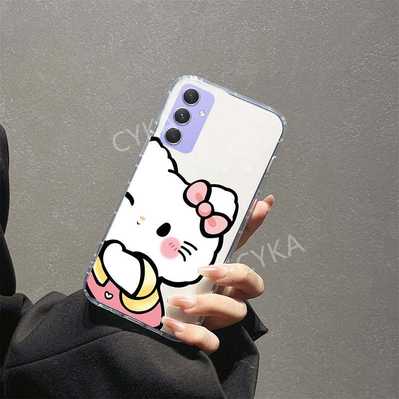 Bán Hàng Nóng Ốp trong suốt Samsung Galaxy A05s/A05/S23FE / M34 5G Thời Trang Chống Sốc Dễ Thương Phim Hoạt Hình Mềm Bìa Điện Thoại di động Trường Hợp Đối Samsung S23 Fe