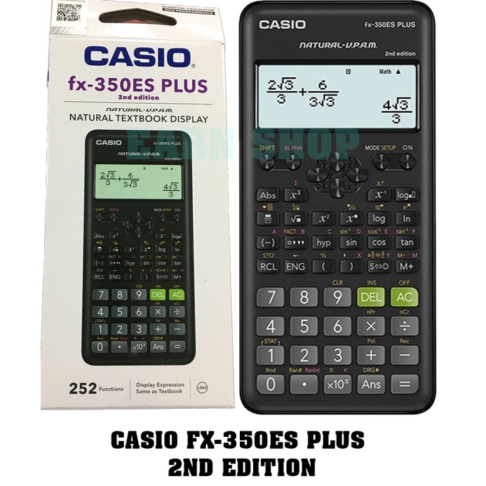 Calculator Casio Scientific ilmiah FX-350ES PLUS
