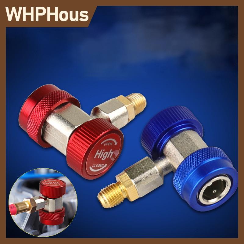 WHPHous 1Pc Superior Efficiency R134a Refrigerant Adapter Hose Fittings Automotive A C High Low Pressure Couplers Conversion Accessories Giá 98,216 Đồng*Miễn phí vận chuyển
