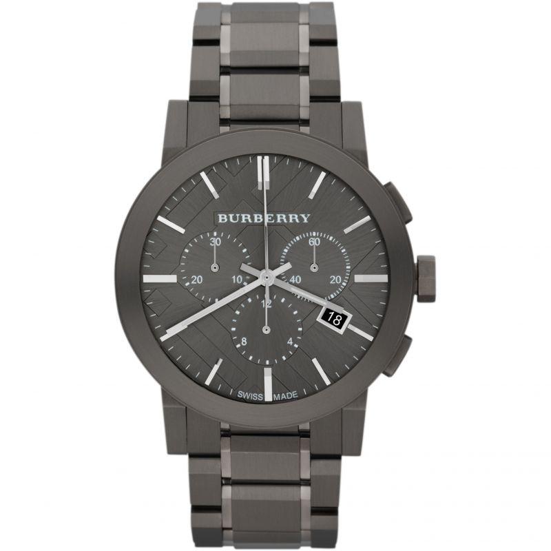 burberry mens watch leather band