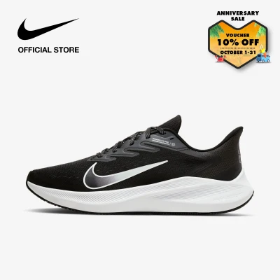 Nike Men's Air Zoom Winflo 7 Running Shoes - Black
