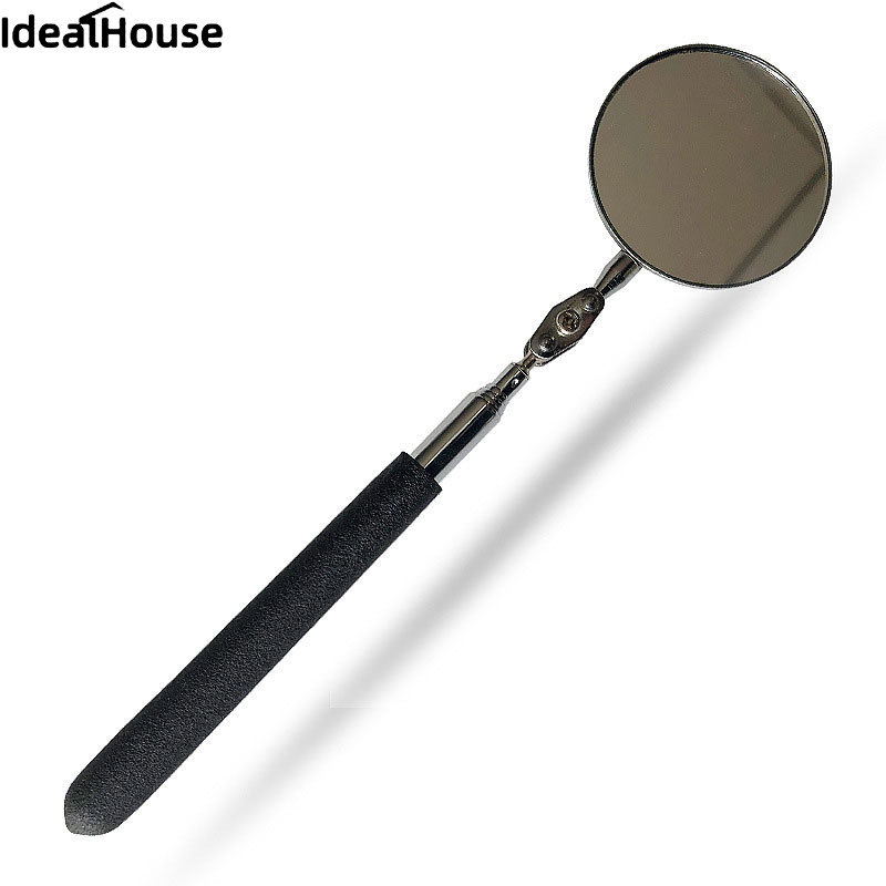 IDealHouse new IN stock 2" Round Inspection Mirror w/ 20" Telescoping Cushion Grip Handle【cod】