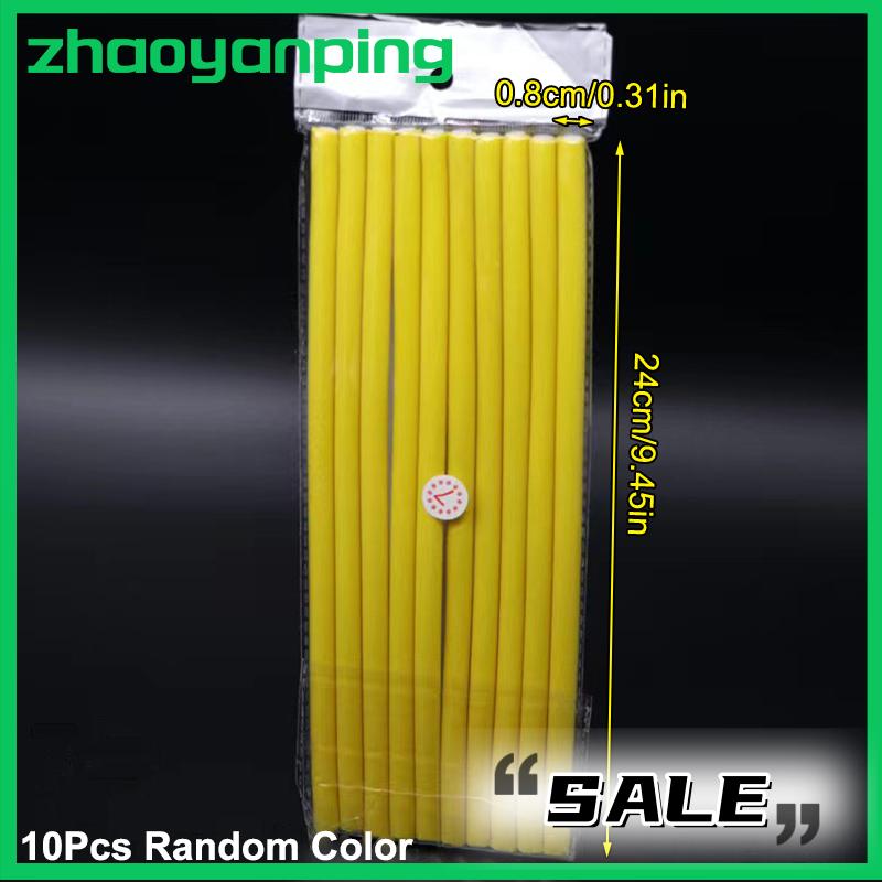 zhaoyanping 10 chiếc Máy uốn tóc linh hoạt Máy uốn tóc Máy Uốn Tóc máy uốn cong mềm uốn cong uốn xoăn Máy uốn tóc dụng cụ tạo kiểu không có máy uốn nhiệt máy ủi uốn nóng - 3
