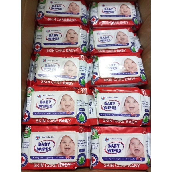 ComKhăn Giấy Ướt Baby Wipes 80g. LKP