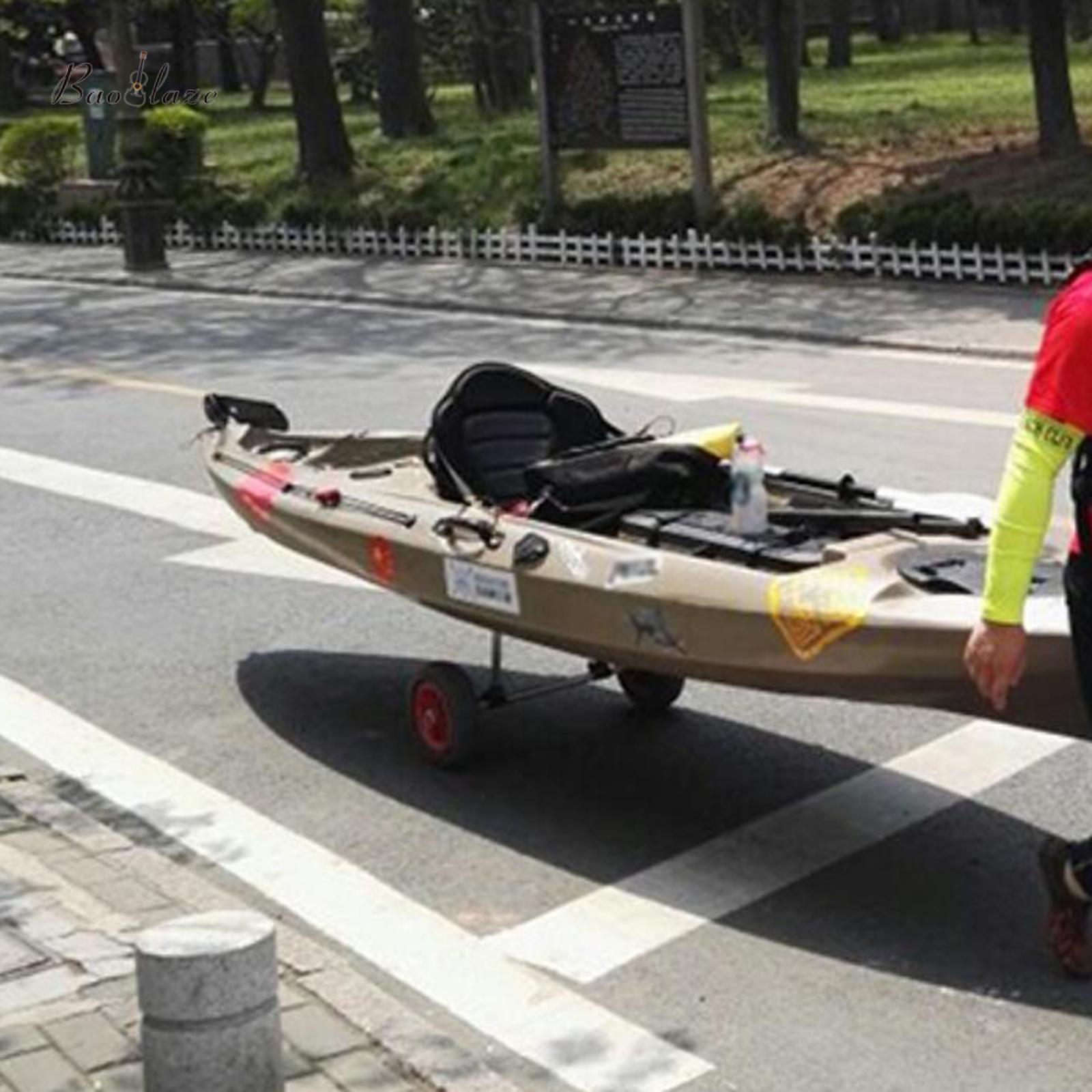 Baoblaze Kayak Cart Kayak Dolly Cart Portable with Wheels Adjustable Heavy Duty Trolley Carrier for Carrying Board Paddle Board Canoe ราคา 14,305 บาท*ส่งฟรี