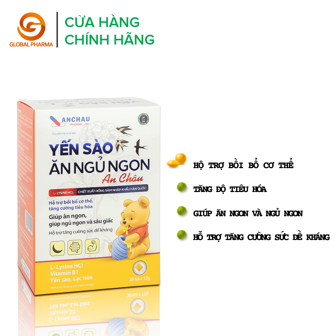 THẠCH YẾN SÀO ĂN NGỦ NGON AN CHÂU - bồi bổ cơ thể, tăng cường tiêu hóa