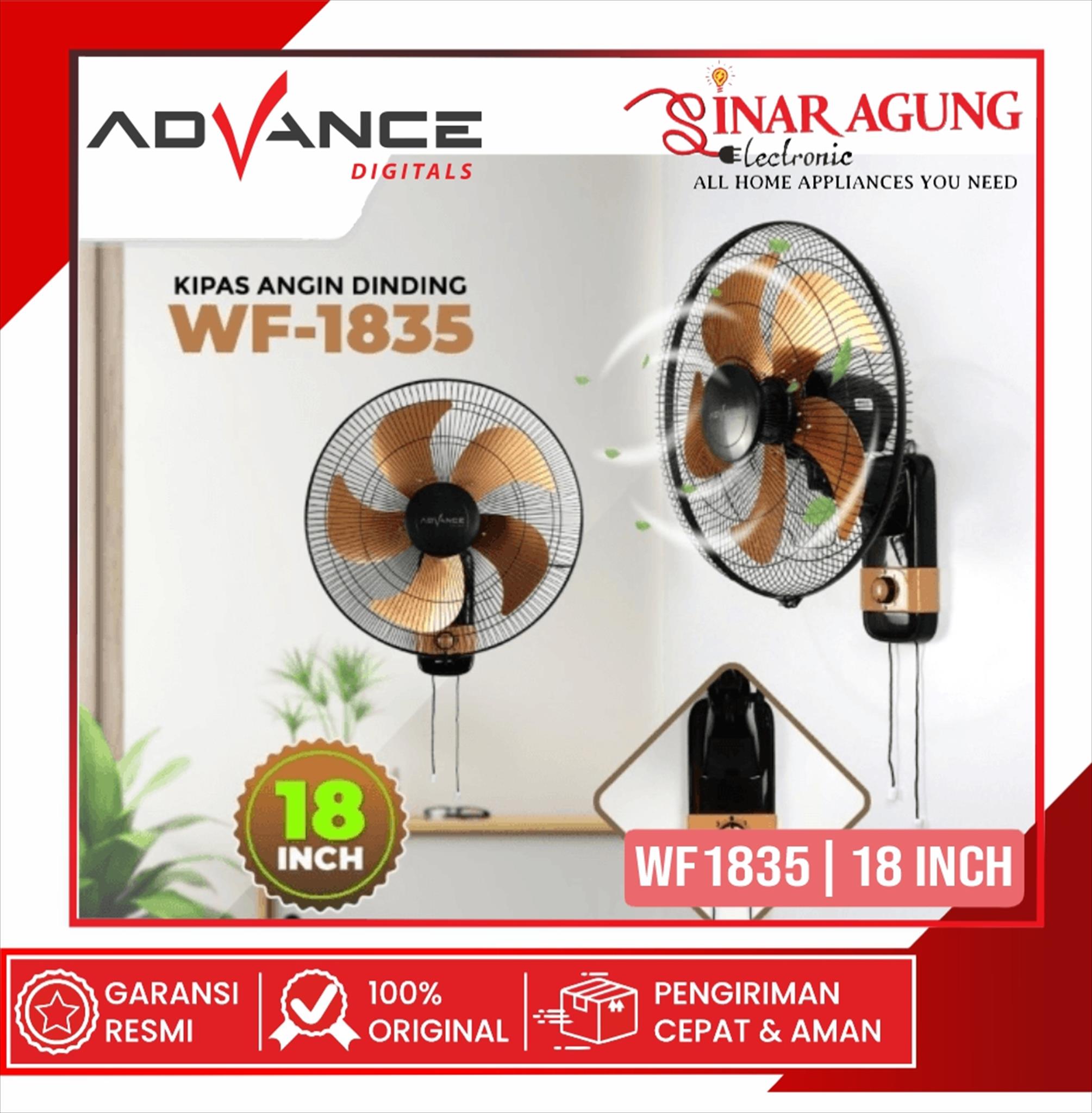 ADVANCE WF-1835 KIPAS ANGIN DINDING | WALL FAN TORNADO 18 INCH Harga 186,800 rupiah*Gratis Ongkir