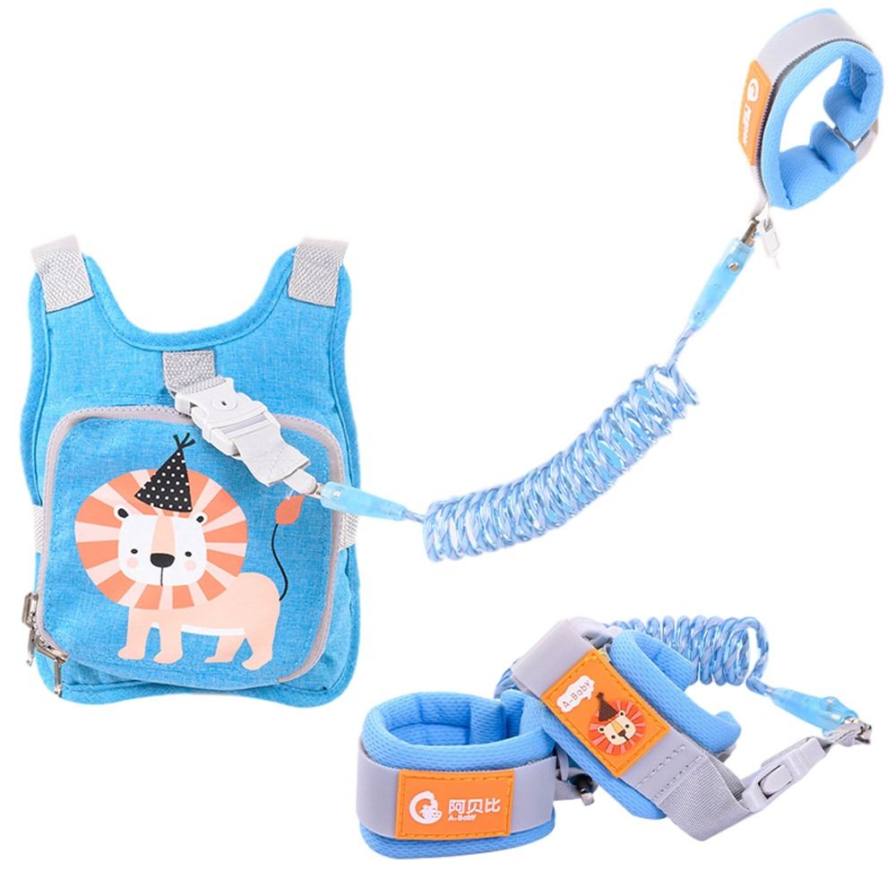 CANICE Cute Dinosaur Toddler Harness Leash Child Leash Foldable Baby Walking Wristband Accessories Adjustable Anti Lost Wrist Link
