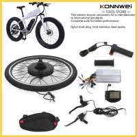 Konnwei E-Bike Front Hub Motor Wheel Practical Convenient Electric Bicycle Kit High Reliability with LCD Meter for Electric Bicycle