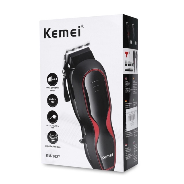 ***ลด30%-ของแถมมากมาย-ของแท้100%***ปัตตาเลี่ยนตัดผมรุ่น ใหม่สุดๆ kemei รุ่น KM-1027 ดีบอกต่อ ราคา 4,734 บาท*ส่งฟรี