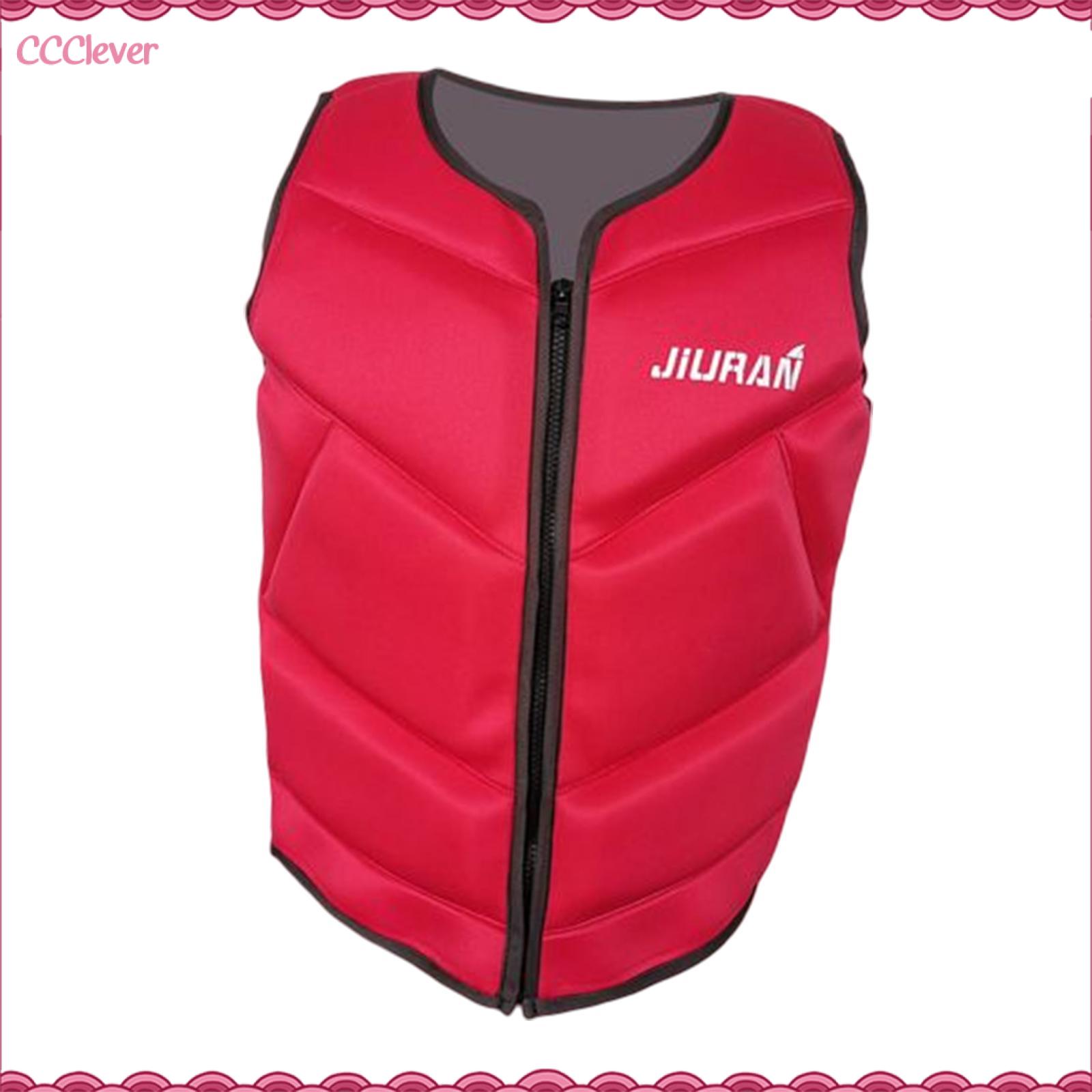 Ccclever Áo phao trẻ em dây kéo đóng cửa Áo nước Áo phao vest áo ghi lê nổi Viện trợ thoáng khí cho Kayak đeo chéo đi bơi trẻ em người lớn