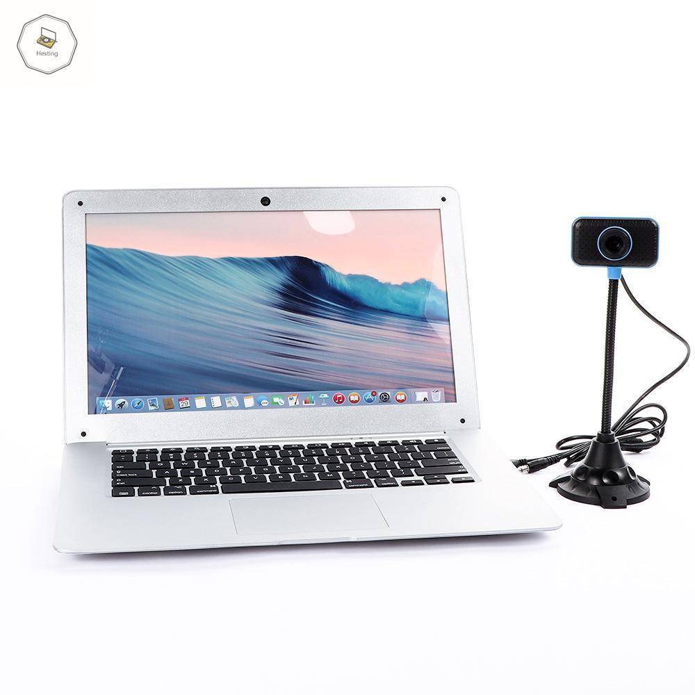 Hsting PC HD Camera cho máy tính để bàn Webcam USB 2.0 Clip-on Camera cho máy tính