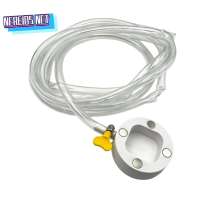 Skyloong Air Conditioner Drain Hose Window Ac Drain Tube Magnetic Window Ac Drain Kit 4/6/12ft Clear Pvc Hose with Stainless Steel Clamp – Flexible Weather-resistant Condensate Drain Adapter for Window Ac