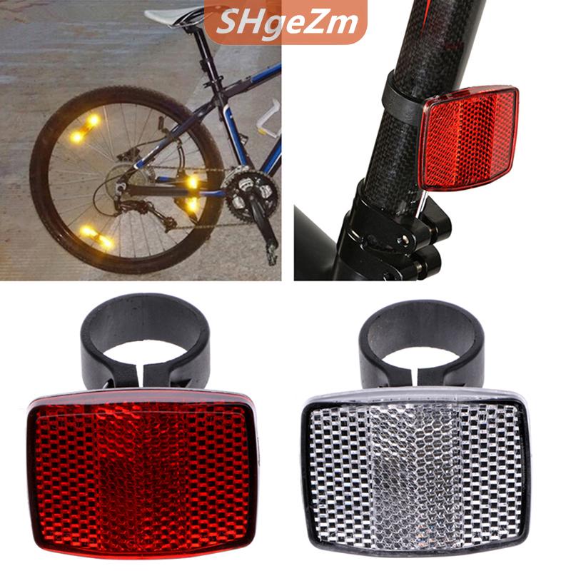 [COD] SHgeZm Đèn phản quang gắn tay lái xe đạp đèn cảnh báo phía trước phía sau phản quang ống kính an toàn