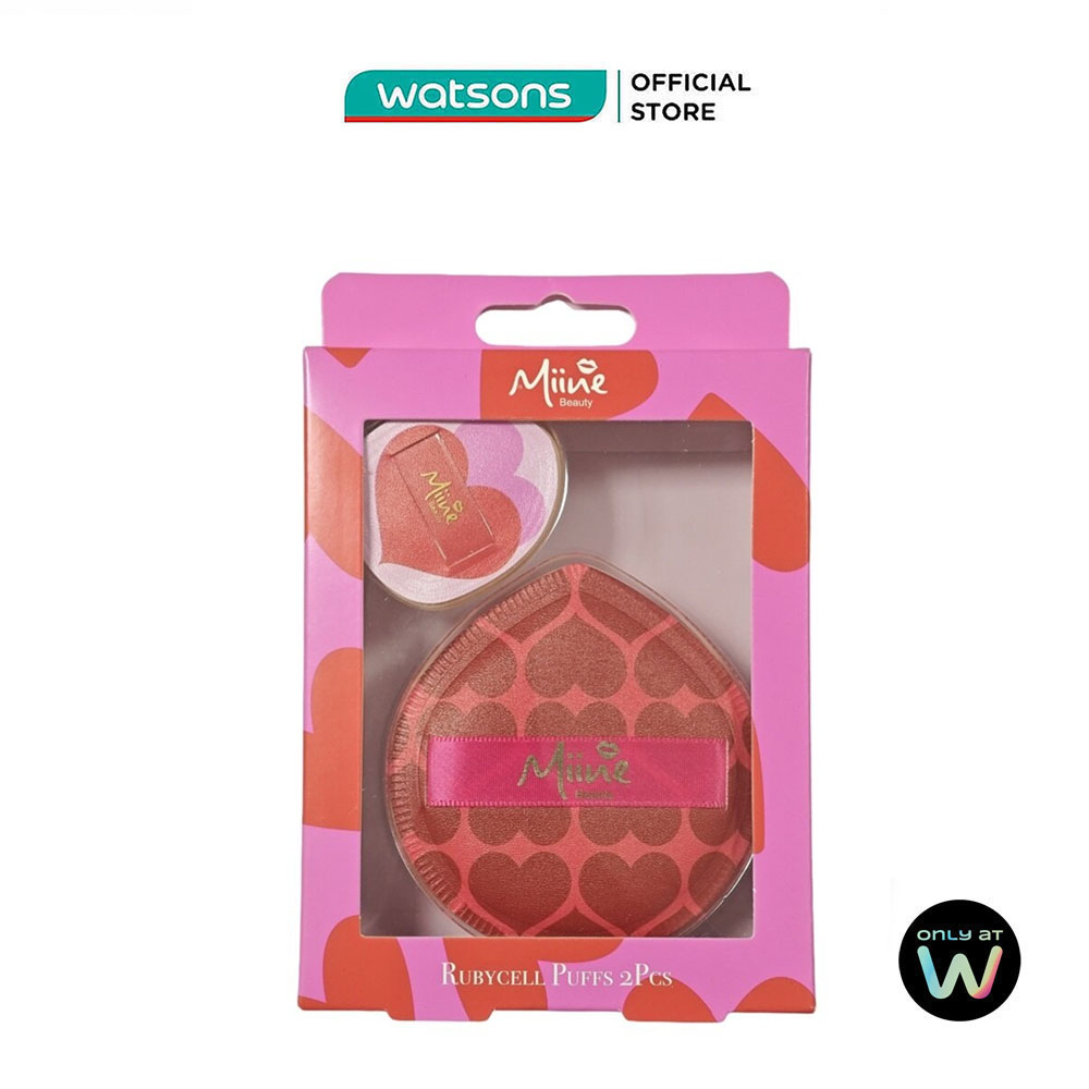 Bộ 2 Bông Mút Trang Điểm Miine Rubycell Sponge