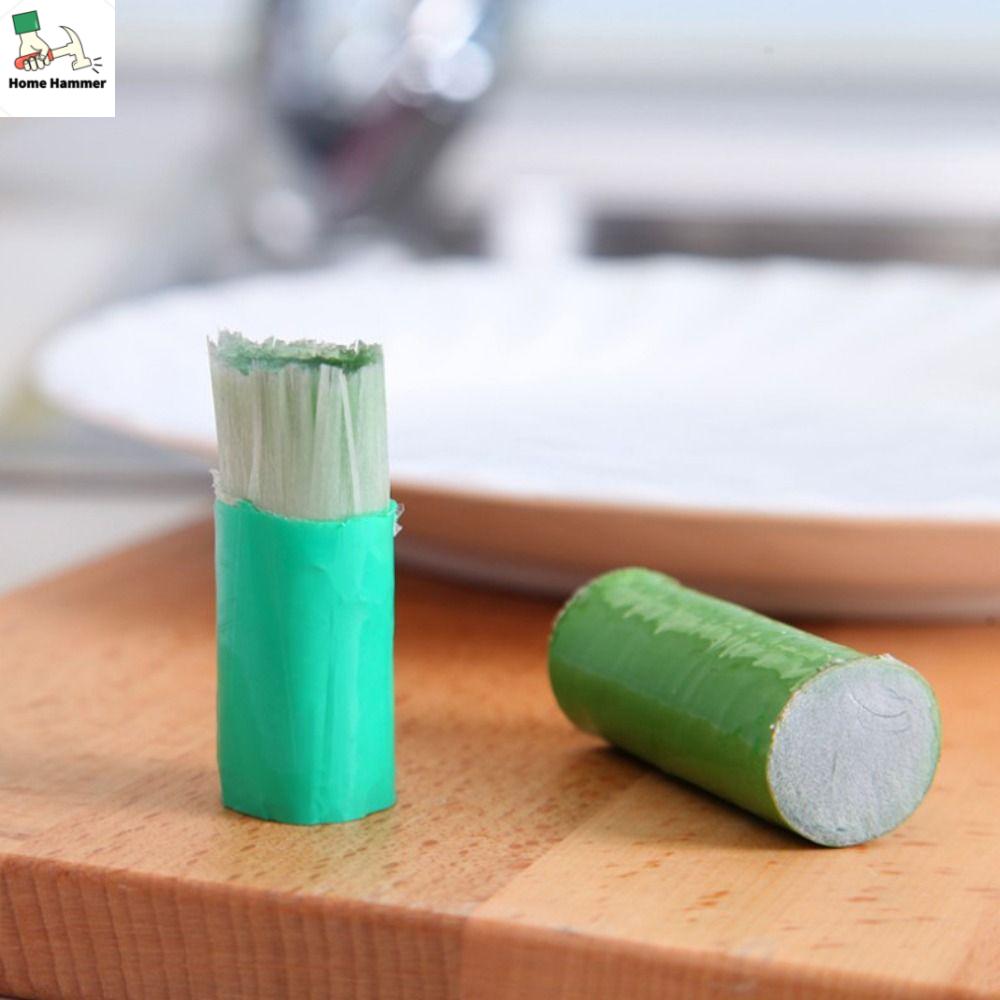 HOME HAM 2pcs/set Hộ gia đình Cây Đũa Thần làm sạch bằng thép không gỉ 5x3cm Màu ngẫu nhiên Thanh Loại bỏ rỉ sét Dụng cụ vệ sinh nhà bếp Đũa Phép khử trùng Dành cho nồi kim loại