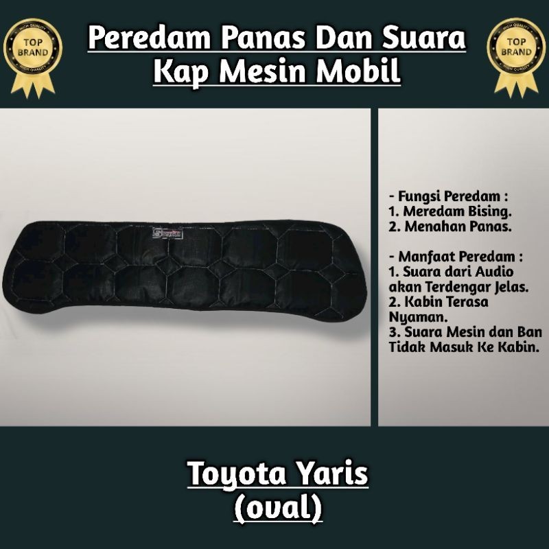 (Sigma) Peredam Kap Mesin Toyota Yaris Oval Harga 350,000 rupiah*Gratis Ongkir