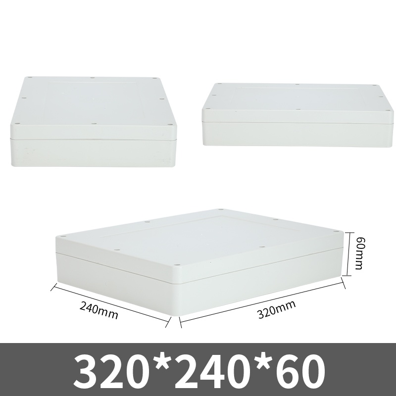 Vỏ Nhựa Chống Nước 320x240x60 mm | Kehua F-type Xám Công Nghiệp IP65 Hộp Tủ Điều Khiển Tự Động Hóa Công Nghiệp