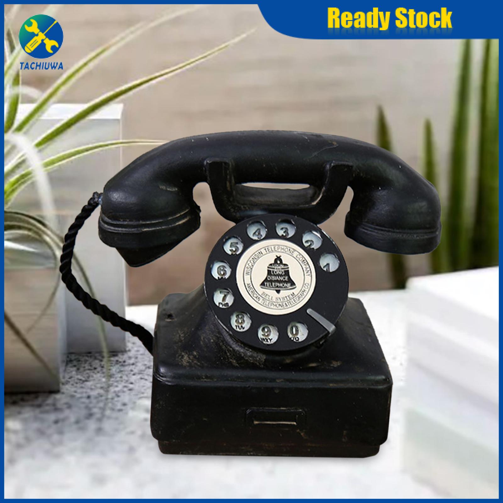Vintage Rotary Dial Phone - Retro Home Decor Antique Phone Model