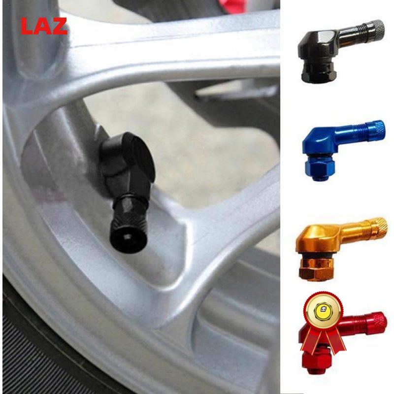 2 cái van lốp xe máy nhôm CNC hợp kim 90 độ góc NCY Leak-proof twpo van bộ phận sửa đổi
