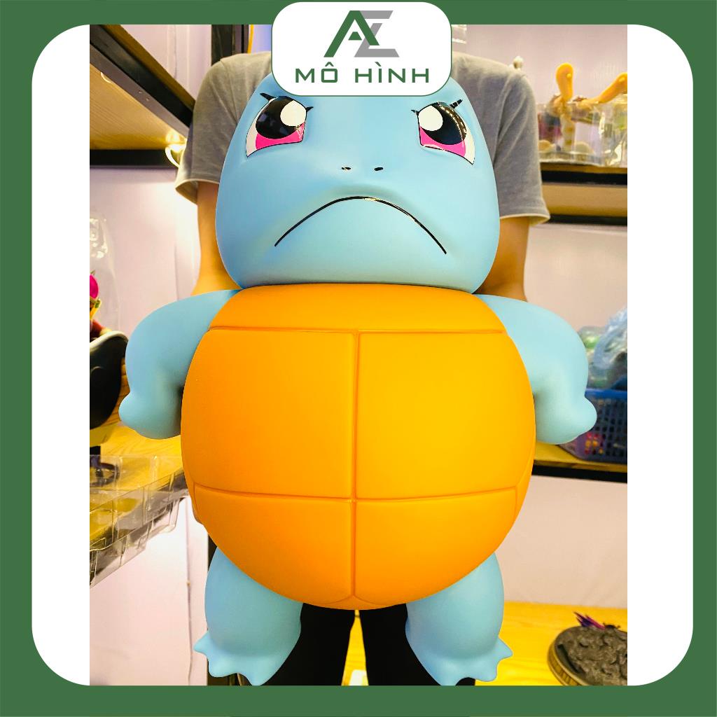 Mô hình Pokemon Rùa nước Squirtle tỷ lệ 1:1 cao 40cm | Figure anime pokemon decor trang trí siêu đẹp làm quà