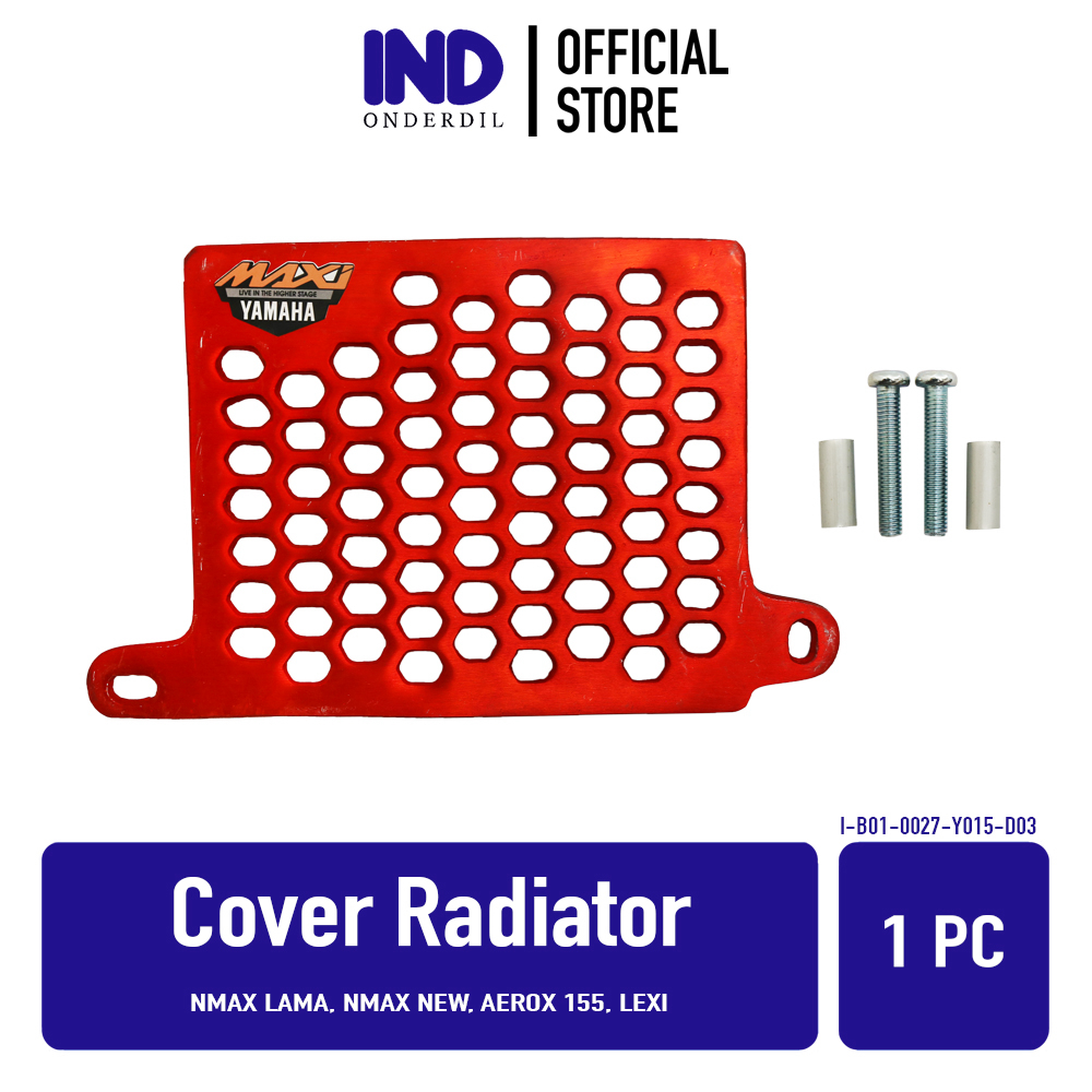 Cover Radiator Variasi Pattern Yamaha NMAX New Old Lama Aerox 155 Tutup Tameng Penutup Mesin CNC N MAX Hexagon Hexagonal Model Lebah Harga 48,120 rupiah*Gratis Ongkir