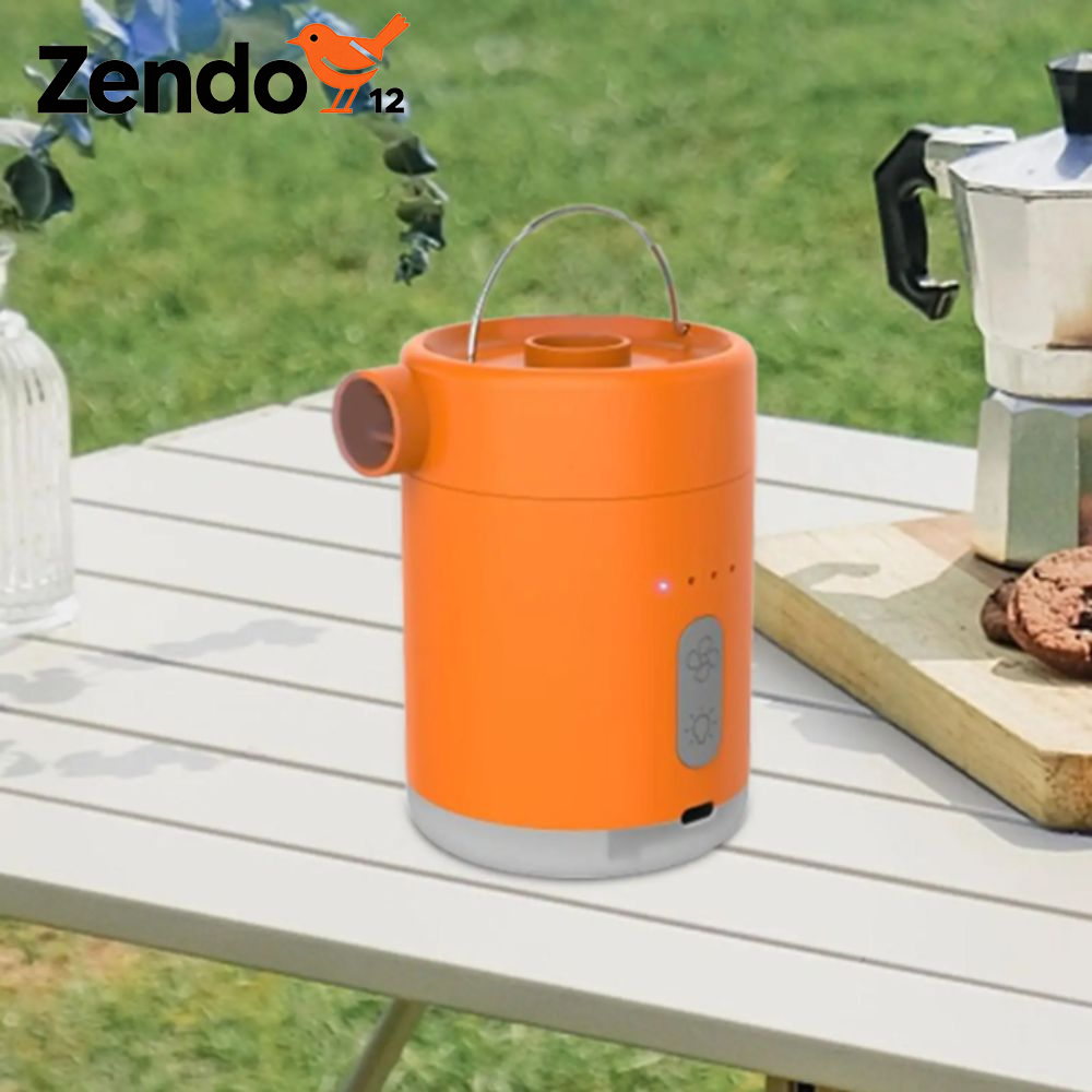 ZENDO12 Công suất cao Máy bơm khí điện Hoạt động không dây Thiết kế nhỏ gọn Máy bơm có thể sạc lại bằng USB Đa chức năng Sạc USB Máy bơm khí di động Sử dụng ngoài trời