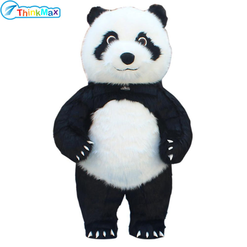 Giant Panda Inflatable Costume Street Funny Panda Mascot Cosplay Furry Plush Doll Inflatable Mascot Costume For Advertising, Promotion, Commodity Sales, Exhibition ราคา 10,008 บาท*ส่งฟรี