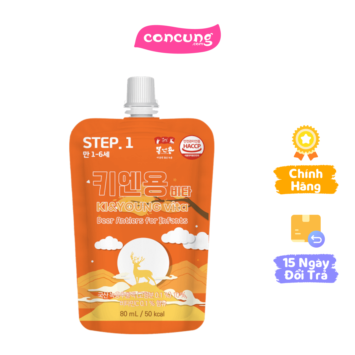 Nước nhung hươu Vitamin Ki & Young 12M+