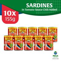 Mega Sardines In Tomato Sauce W/ Chili Added 155G By 10S