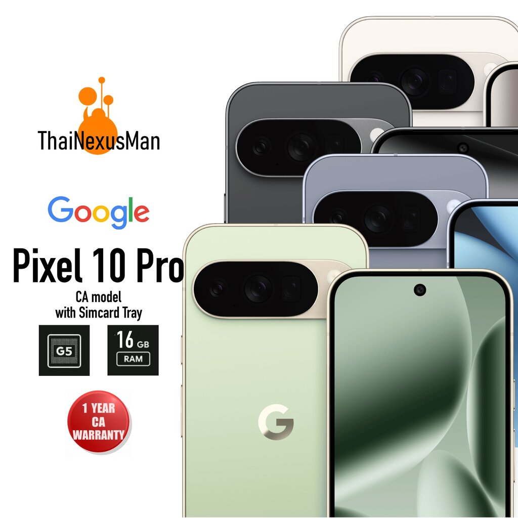 Pixel 10 Pro Smartphone Canada Model Can Insert a Sim Card. ราคา 40,500 บาท*ส่งฟรี