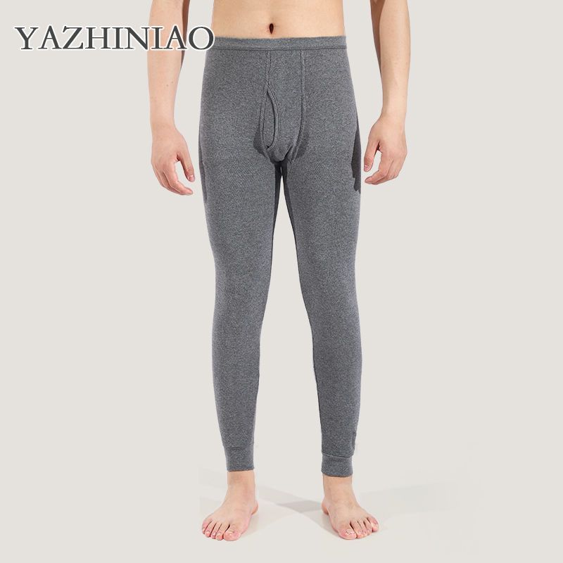 Quần mùa thu cotton nam lỏng eo cao mùa xuân và người lớn mỏng quần áo ngủ dài cho bé nam quần legging