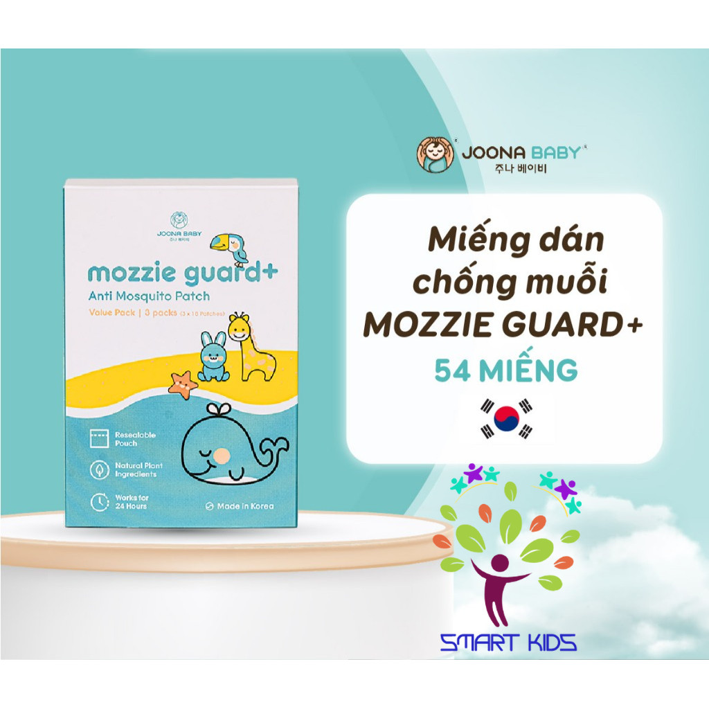 Miếng dán chống muỗi cho bé mozzie guard+ - joona baby