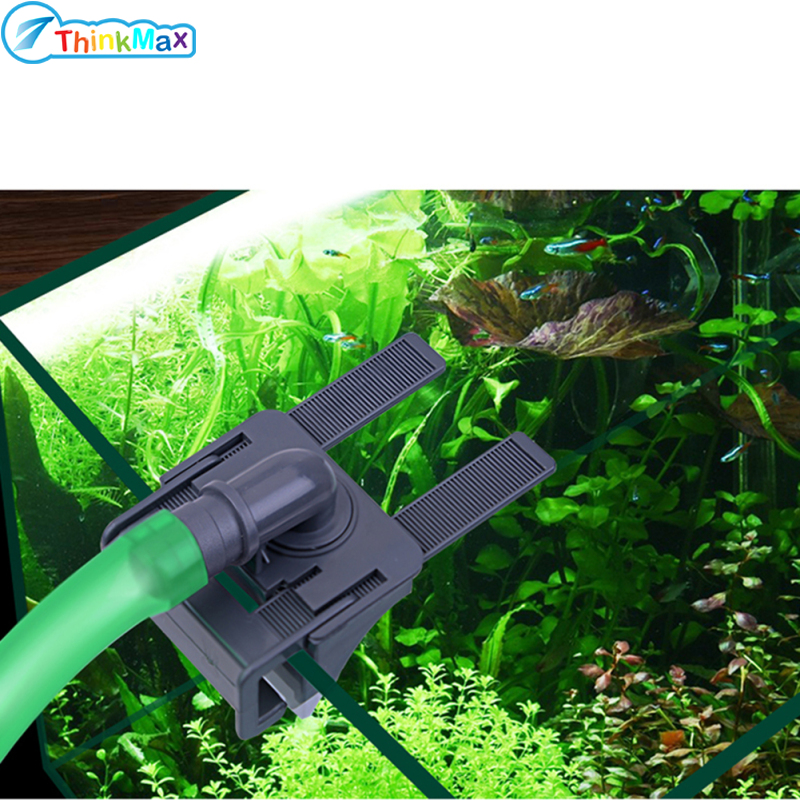 Aquarium Water Pipe Connector Fishbowl Inflow Outflow Stretchable Water Pipe Fixing Clip Mount Holder Aquarium Accessories ราคา 45 บาท*ส่งฟรี