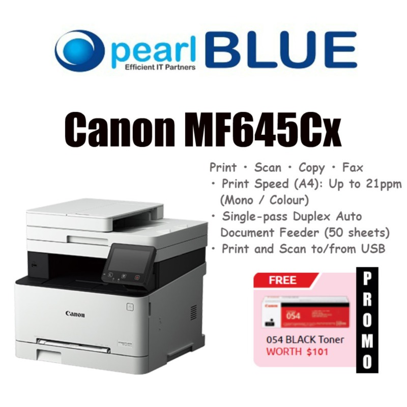 Canon imageCLASS MF645Cx Experience Quality Performance with this 4-in-1 Colour Multifunction Printer Singapore