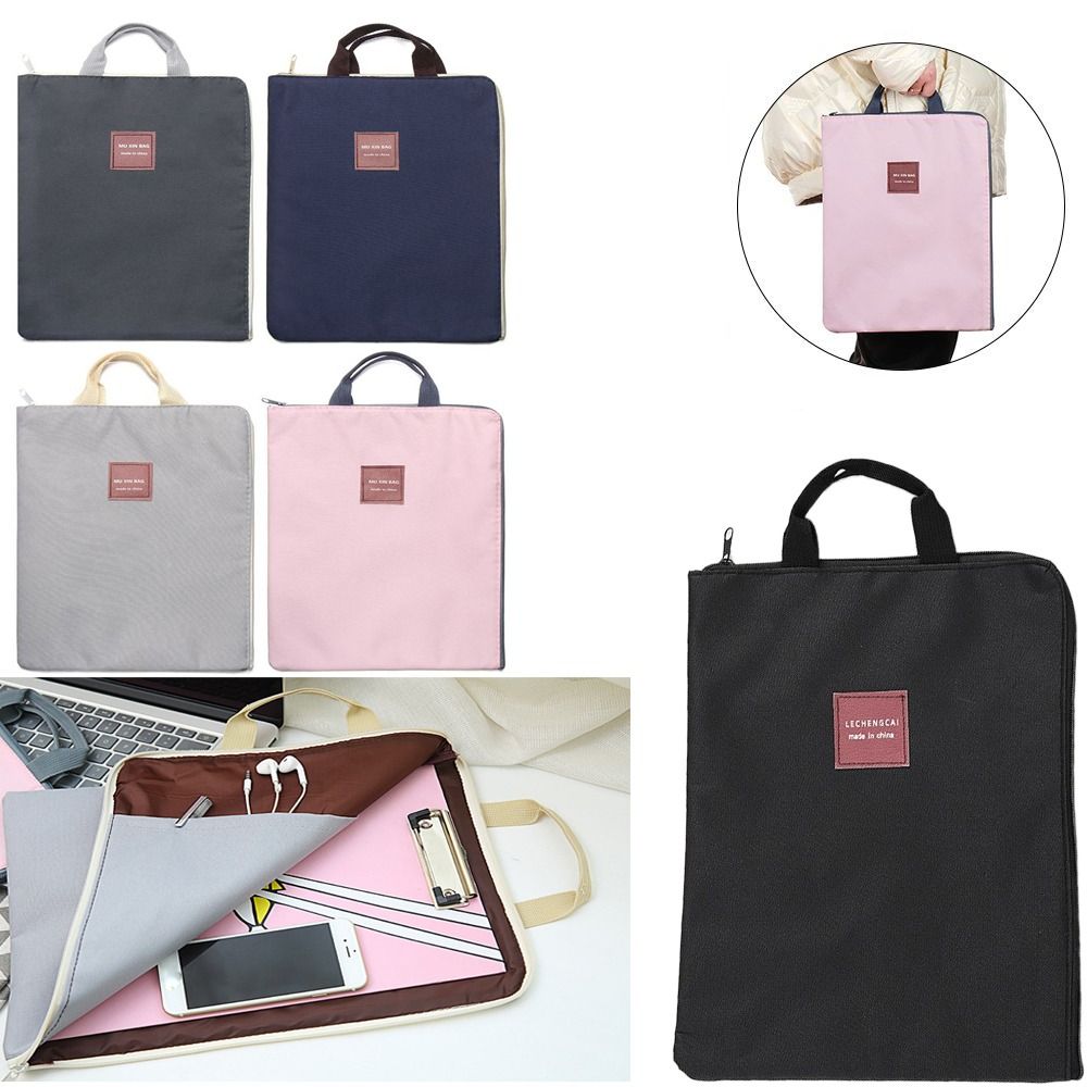 BFBFW Multi Layer Laptop Handbag Portable A4 File Bag File Holder