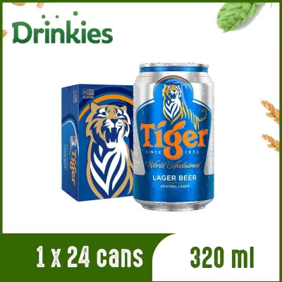 Tiger Lager Beer Can (24 x 320ml)