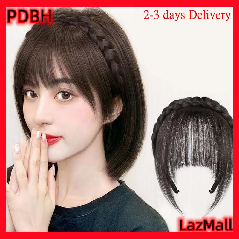 [PDBH Fashion Store] 2-3 days Delivery 🔥🔥🔥 วิกผมที่คาดผมหน้าม้าแบบธรรมชาติที่มองไม่เห็นเรียบไร้รอยต่อหน้าผากอุปกรณ์ทำผมหน้าม้าปลอม ราคา 25 บาท*ส่งฟรี