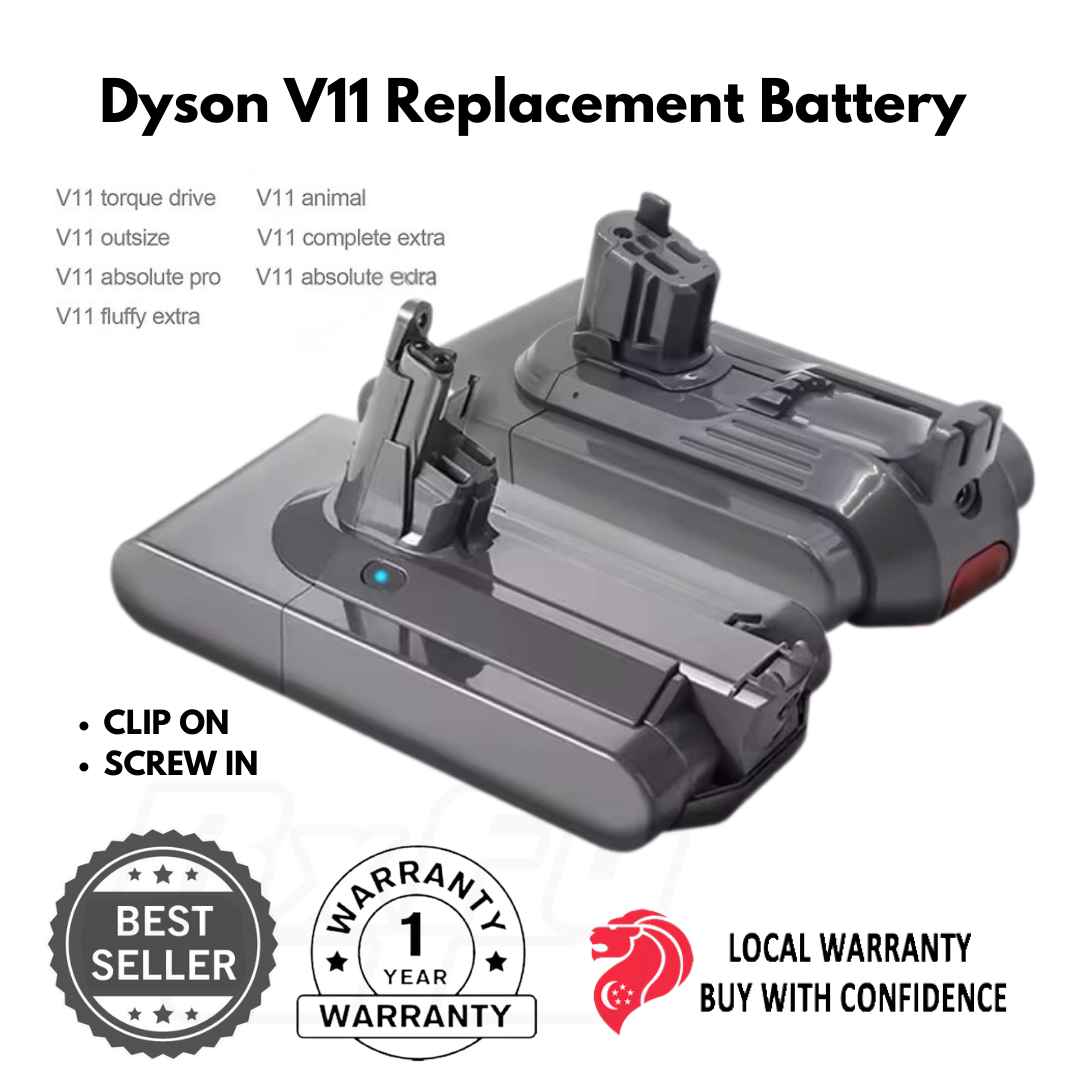 Dyson V12 Detect Slim Battery Replacement 25.2V 5000Mah Li-Ion For