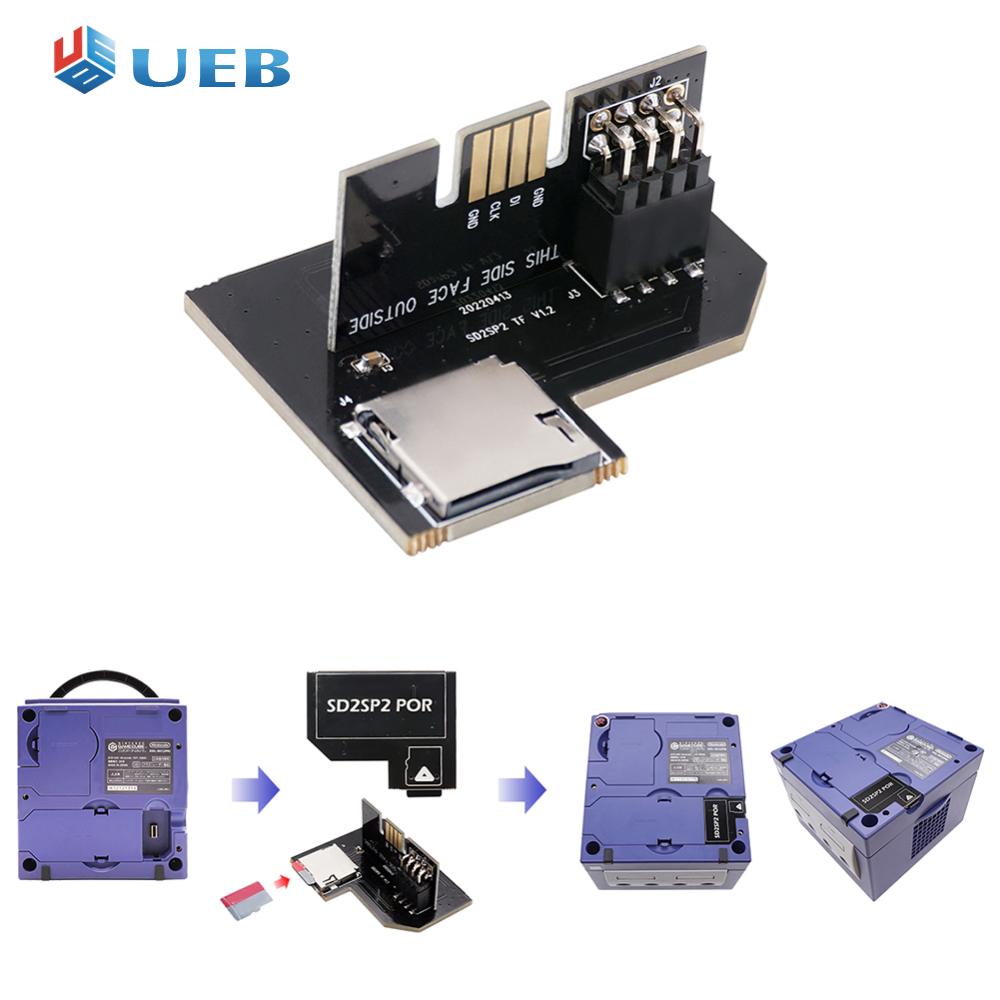 For NGC SD2SP2 PRO GameCube Game Console SD SP2 Adapter SDL Micro SD/TF Card Reader Adapter SD2SP2 Micro SD Card Adapter ราคา 75 บาท*ส่งฟรี