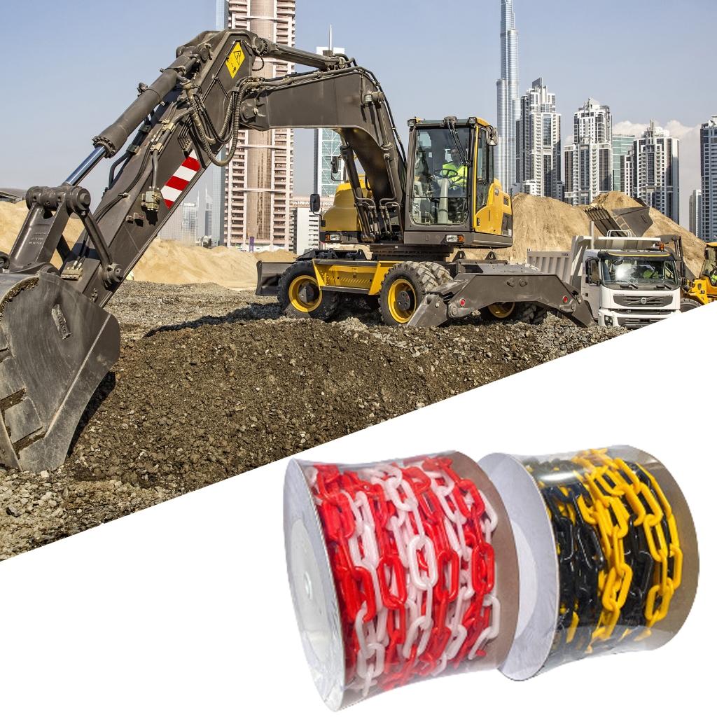 Loại công nghiệp phản xạ rào cản liên kết 25m khu vực đậu xe tách hàng rào chuỗi