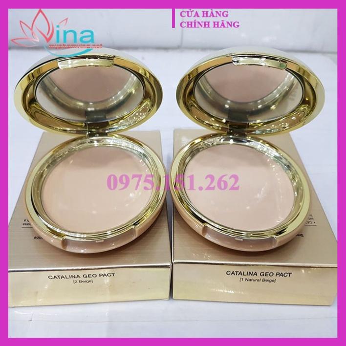 Chính hãng PHẤN PHỦ GEO LAMY CATALINA GEO PACT HỘP MÀU VÀNG HÀN QUỐC