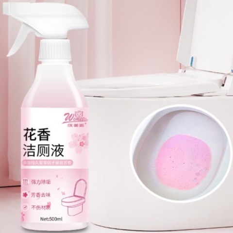 Chai Xịt Tẩy Bồn Cầu Toilet Nhà Vệ Sinh Hương Anh Đào Khử Khuẩn Siêu Sạch Dung Tích 500ml