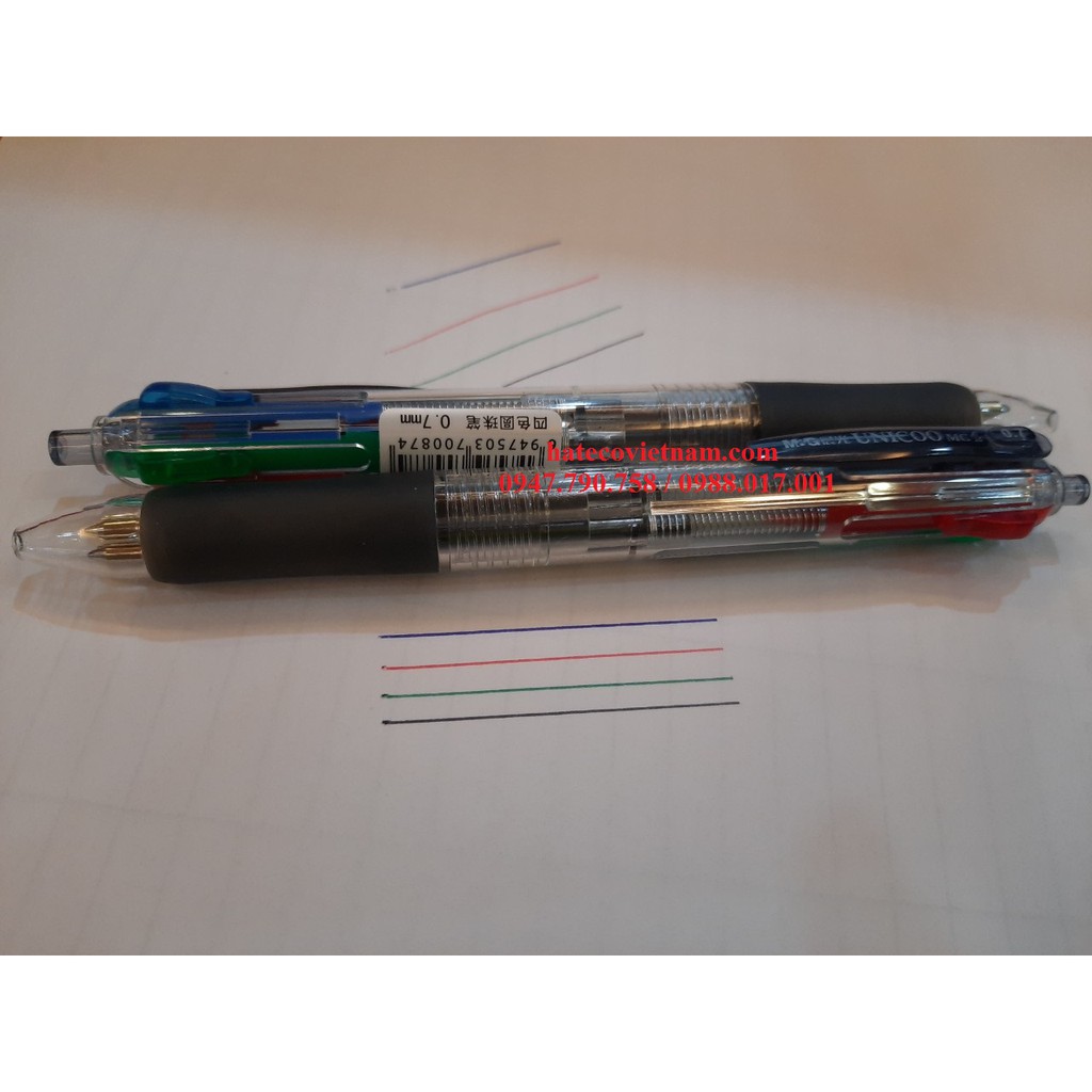 Bút bi 4 màu unicoo bp8030