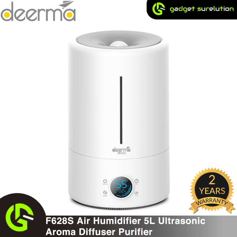 Deerma F628S Air Humidifier 5L Ultrasonic Aroma Diffuser Purifier Touch with Temperature Display Singapore