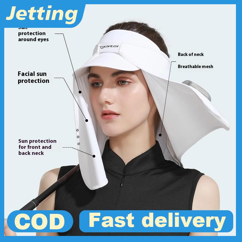 Jetting Women's Face Mask Cool Touch Breathable Face Shaping Sun Protection For Summer Outdoor Hat Compatible