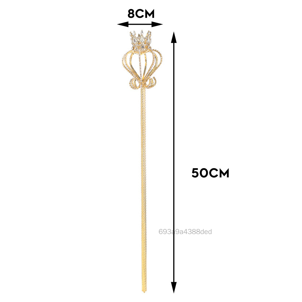เครื่องแต่งกาย Wands Queen King Scepter Festival Wand พราว Rhinestones Pageant Partume Accessory สำหรับงานปาร์ตี้เครื่องแต่งกายเครื่องประดับคอสเพลย์ LA3PF-UNI-TH ราคา 603 บาท*ส่งฟรี