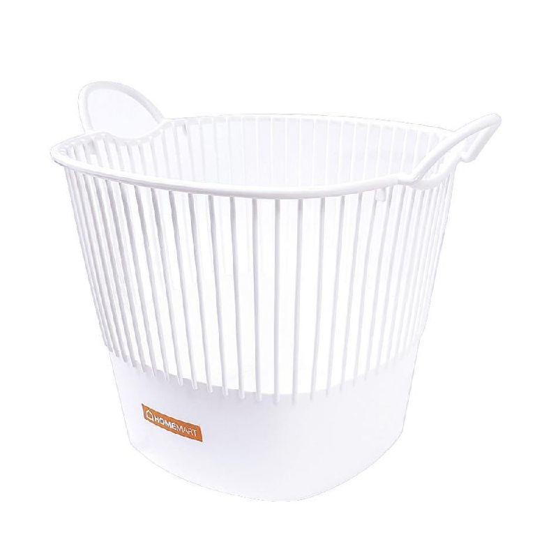 HOMEMART ตะกร้าผ้าทรงสูง 2158 สีขาว ราคา 199 บาท*ส่งฟรี